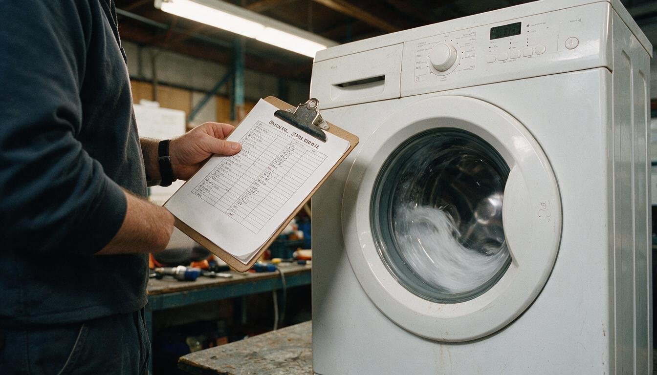 The 27-Point Testing Checklist We Run on Every Used Washing Machine